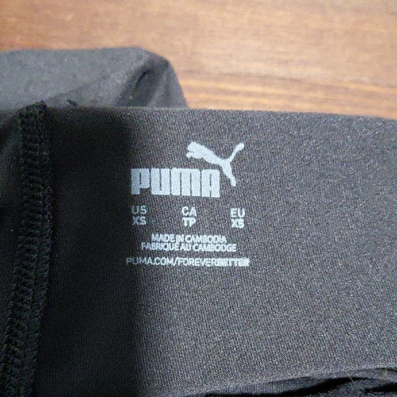 Puma Women’s Thick Waist Fitted Athletic Compression Black Leggings Size XS - Picture 1 of 6